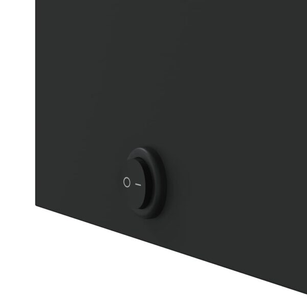 Armário espelhado arqueado p/ casa de banho c/ luz LED preto - Image 10