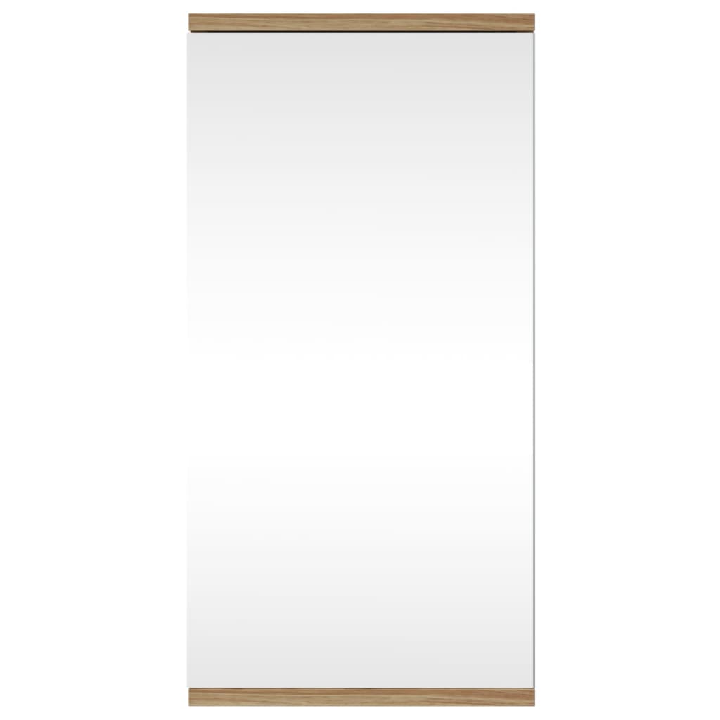 Armário espelhado de canto p/ casa de banho 30x24x60cm carvalho - Image 2