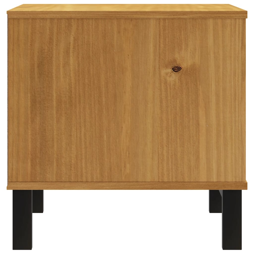 Mesa de apoio FLAM 50x50x50 cm madeira de pinho maciça - Image 5