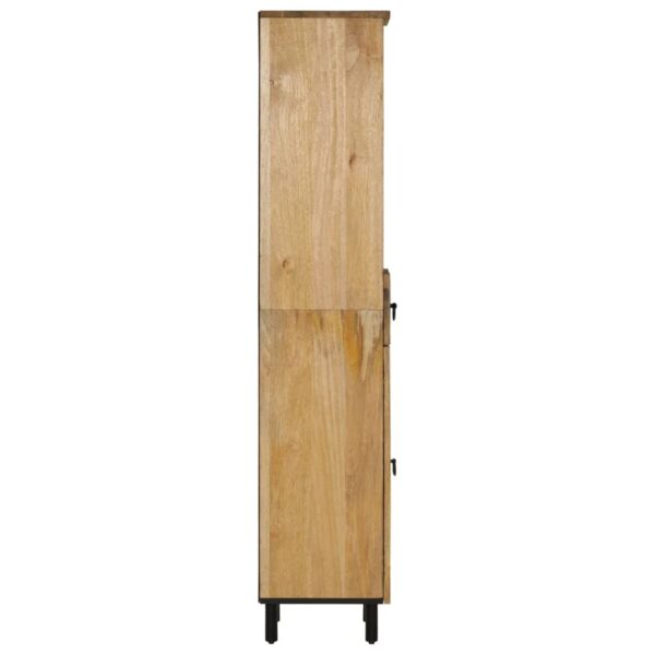 Armário de casa de banho 38x33x160 cm mangueira maciça - Image 4