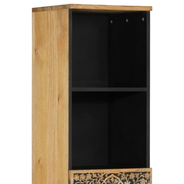 Armário de casa de banho 38x33x160 cm mangueira maciça - Image 8
