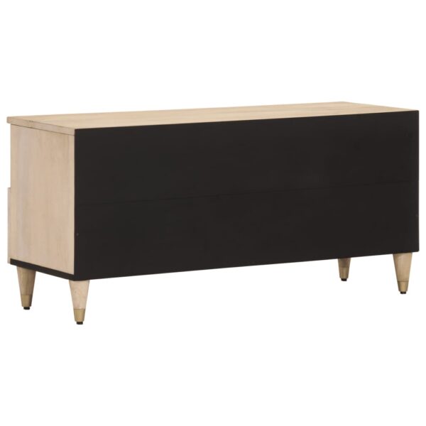 Móvel de TV 100x33x46 cm madeira de mangueira maciça - Image 5