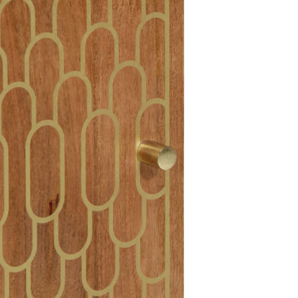 Armário de casa de banho 38x33x160 cm mangueira maciça - Image 10