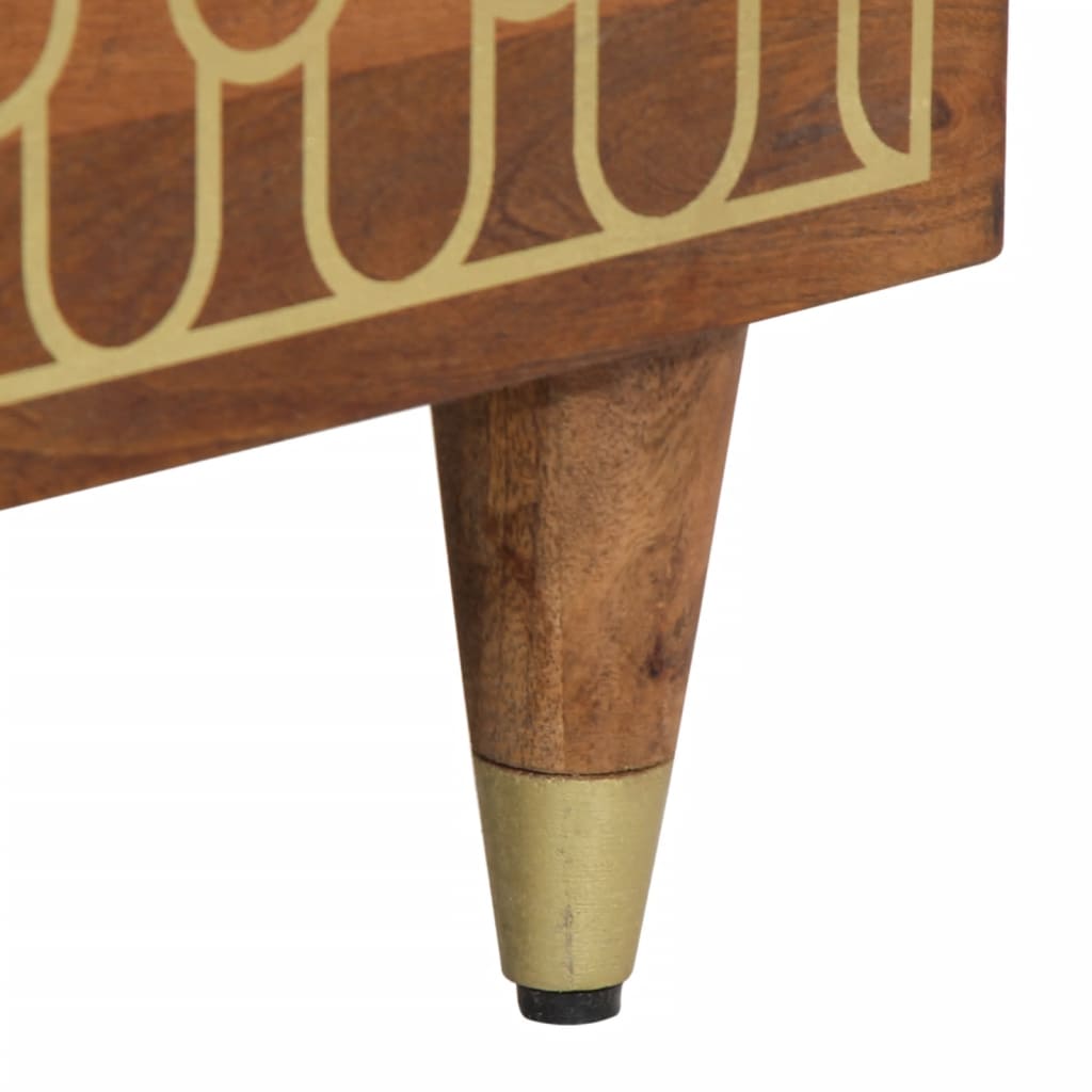 Móvel de apoio 80x33x75 cm madeira de mangueira maciça - Image 10