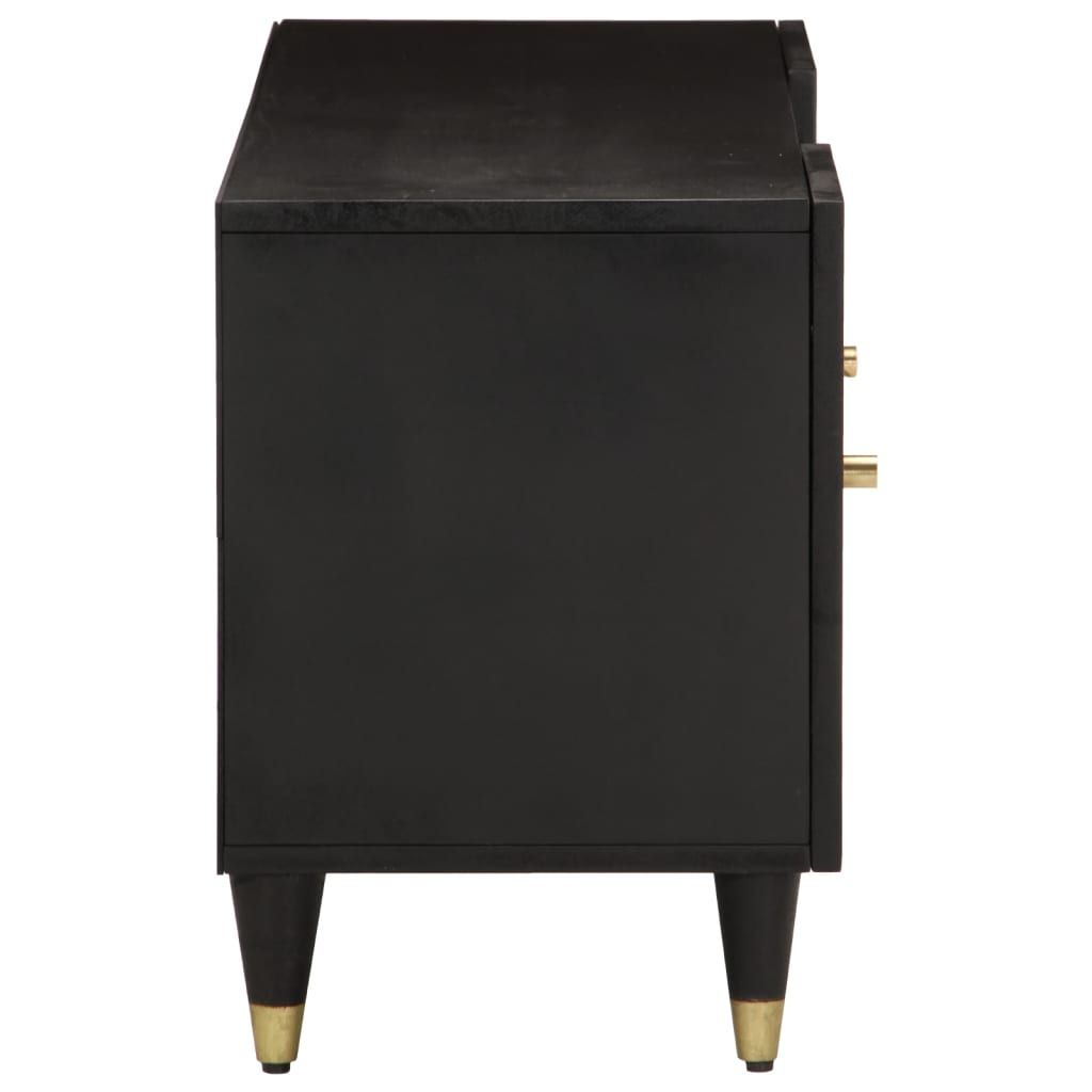 Móvel de TV 105x33x46 cm madeira de mangueira maciça - Image 4