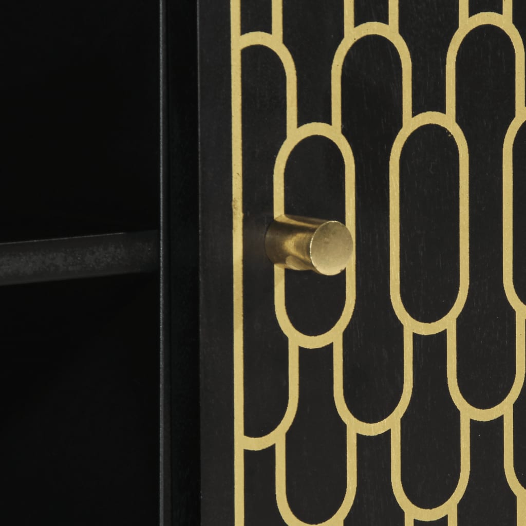 Móvel de TV 105x33x46 cm madeira de mangueira maciça - Image 8