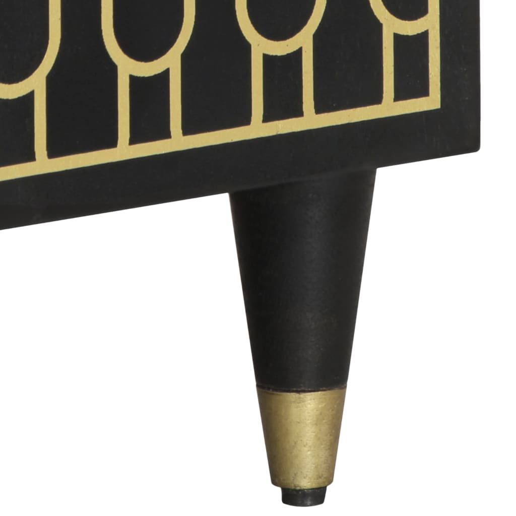 Móvel de TV 105x33x46 cm madeira de mangueira maciça - Image 9