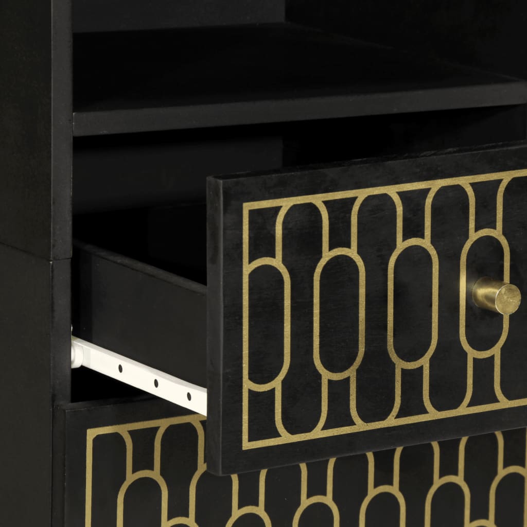 Armário de casa de banho 38x33x160 cm mangueira maciça - Image 9