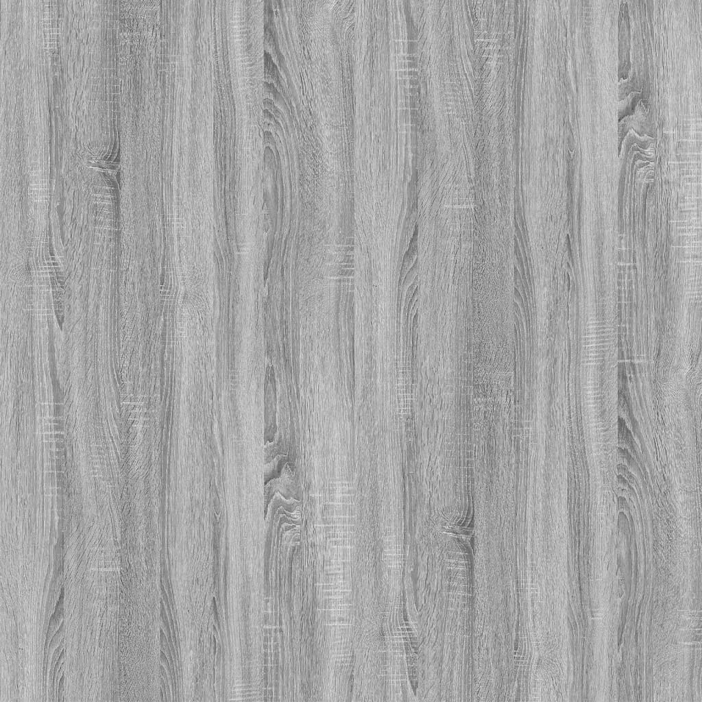 2 pcs conjunto móveis WC derivados de madeira sonoma cinza - Image 8