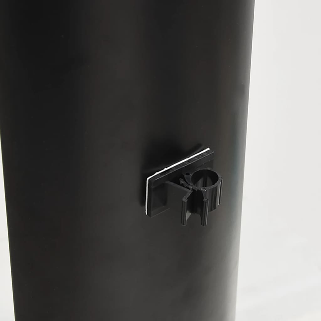 Suporte canto TV 32-70 polegadas 3 prateleiras preto/prateado - Image 8