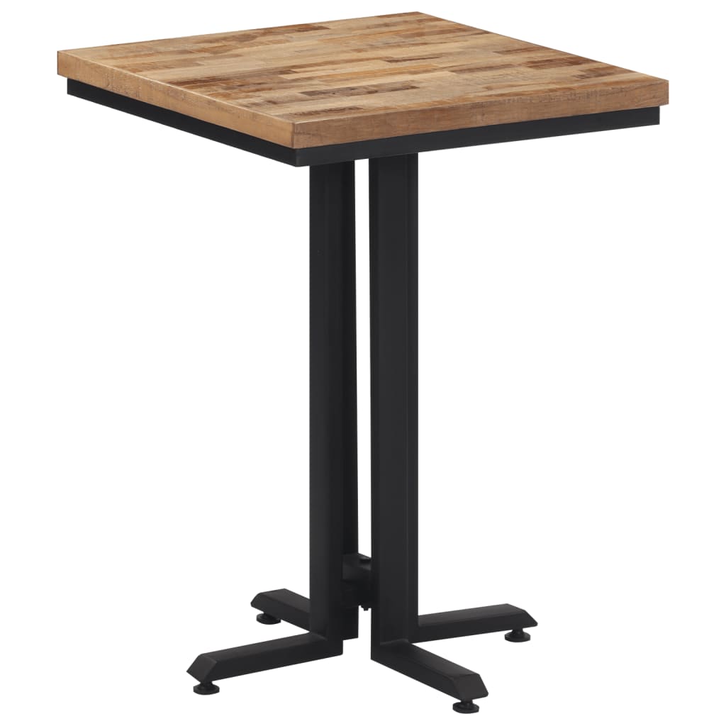 Mesa de jantar 55x55x76 cm teca recuperada maciça - Image 2