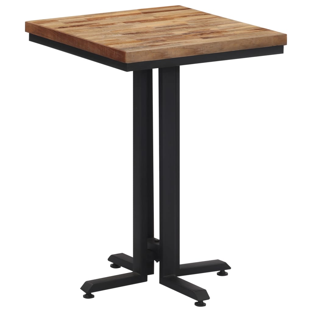 Mesa de jantar 55x55x76 cm teca recuperada maciça - Image 3