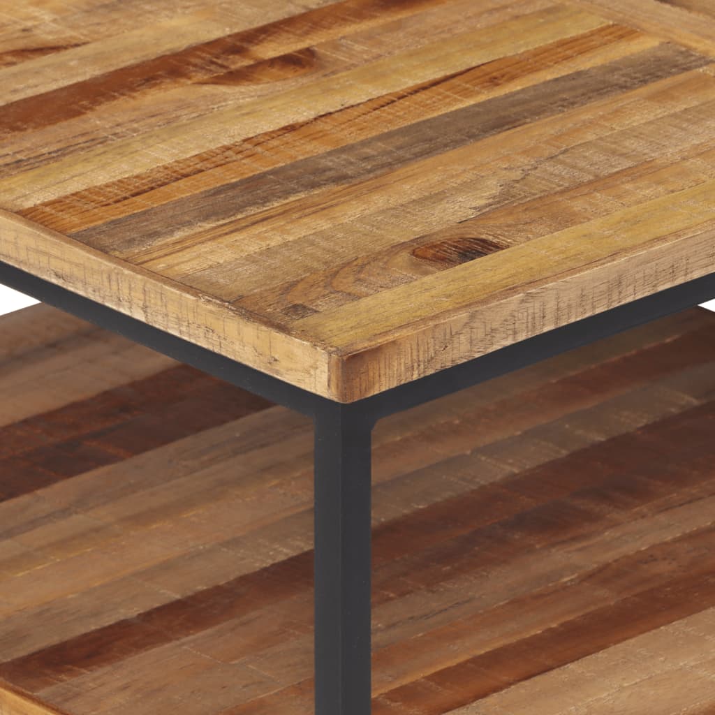 Mesa de centro 90x50x39 cm teca recuperada maciça - Image 4