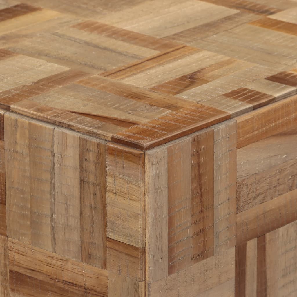 Mesa consola 110x34x80 cm madeira de teca recuperada maciça - Image 4