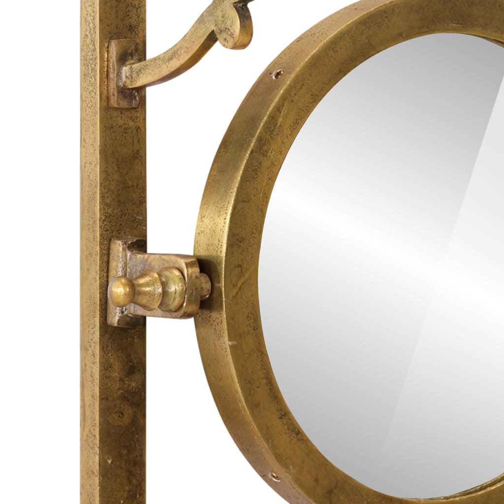 Suporte de parede para malas com ganchos e espelho alumínio - Image 3