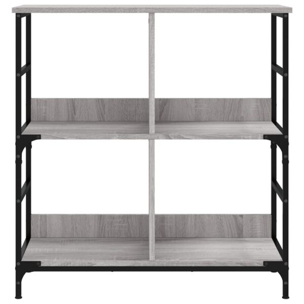 Estante 78,5x33x82 cm derivados de madeira cinzento sonoma - Image 3