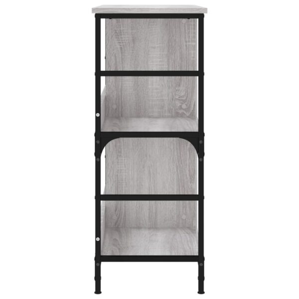 Estante 78,5x33x82 cm derivados de madeira cinzento sonoma - Image 4