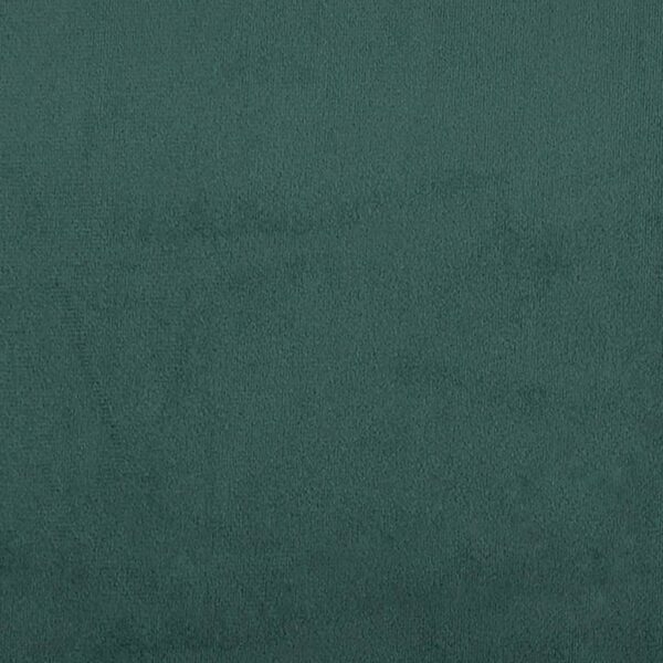 Sofá de 3 lugares 180 cm veludo verde-escuro - Image 7