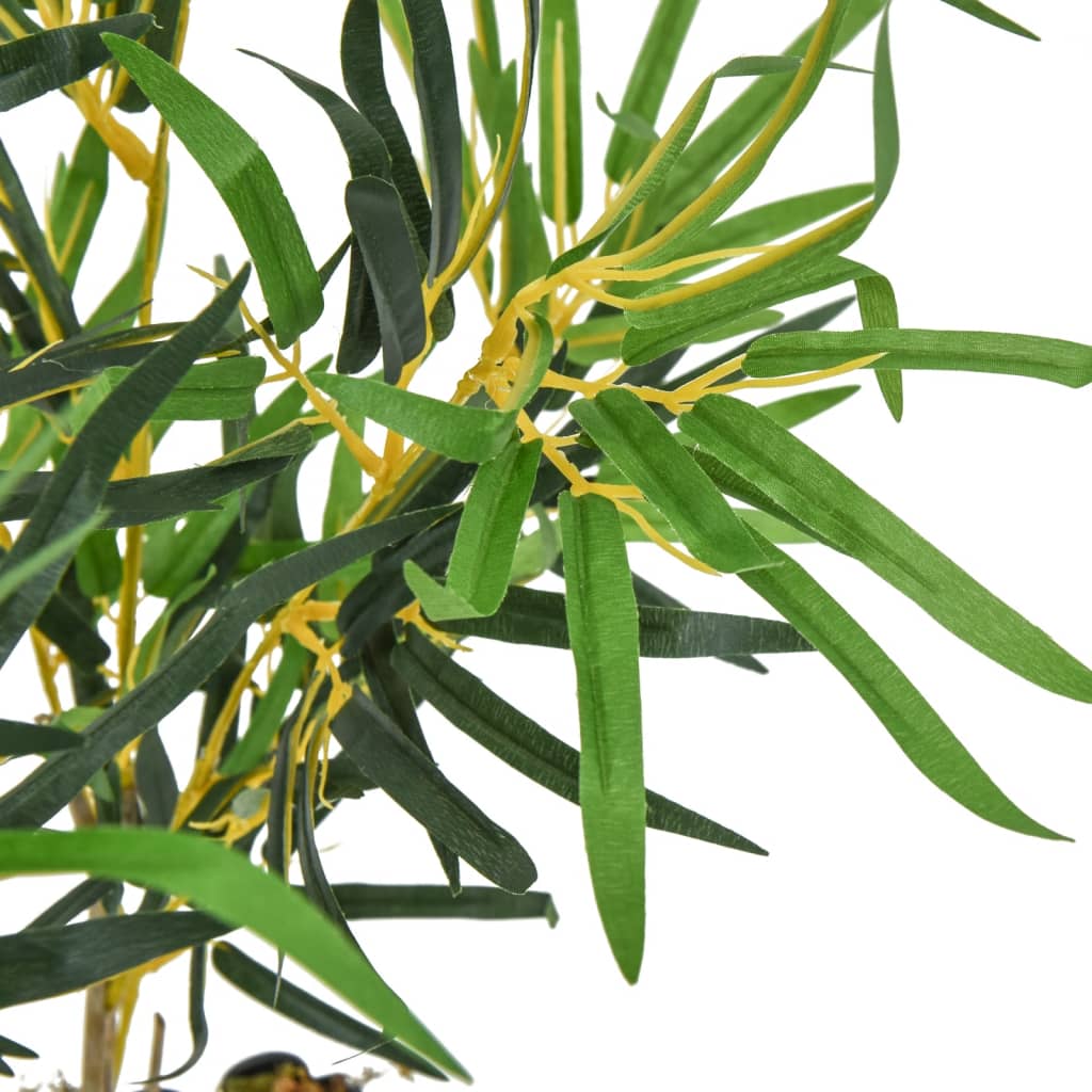 Árvore de bambu artificial 368 folhas 80 cm verde - Image 3