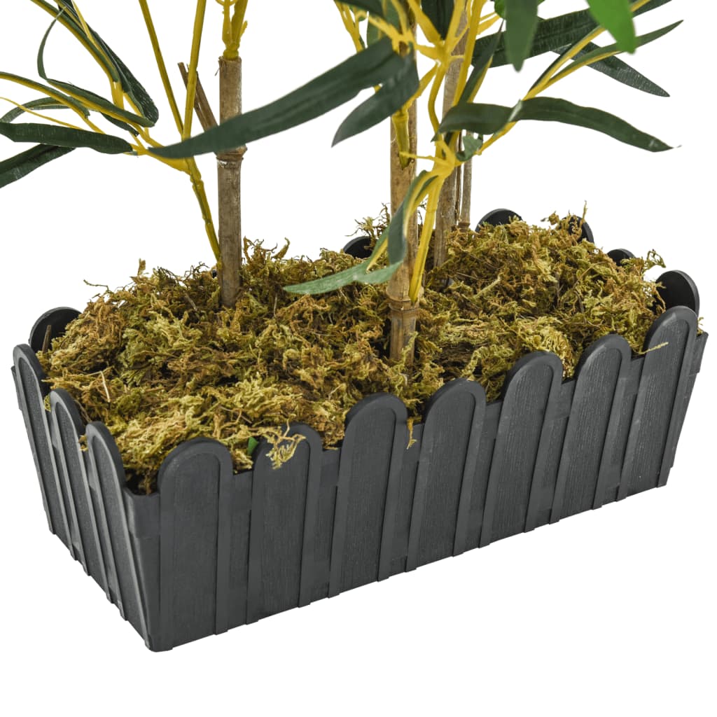 Árvore de bambu artificial 368 folhas 80 cm verde - Image 4