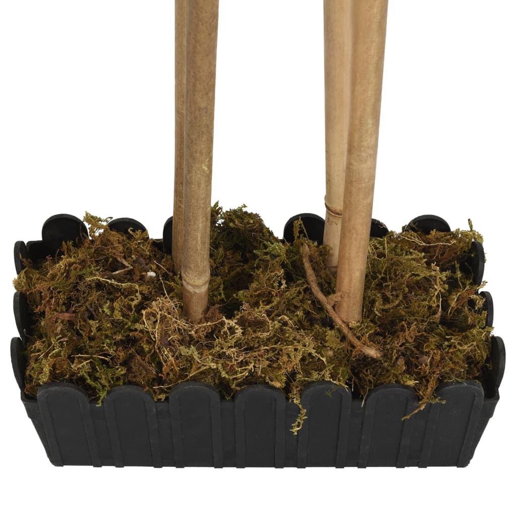 Árvore de bambu artificial 380 folhas 80 cm verde - Image 4