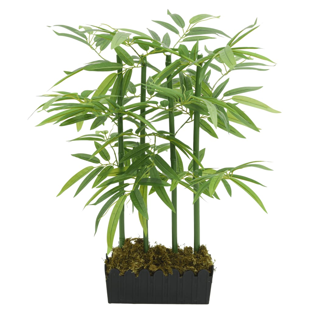 Árvore de bambu artificial 240 folhas 80 cm verde - Image 2