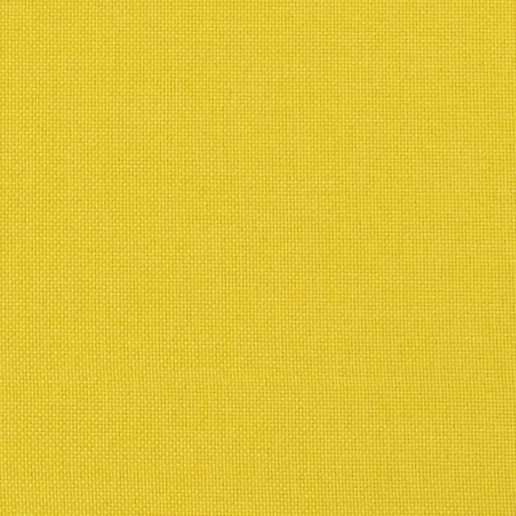 Poltrona 60 cm tecido amarelo-claro - Image 6