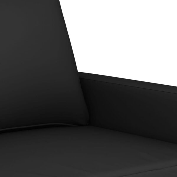Sofá de 3 lugares 180 cm veludo preto - Image 5