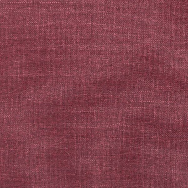 Sofá de 2 lugares tecido 140 cm vermelho tinto - Image 6