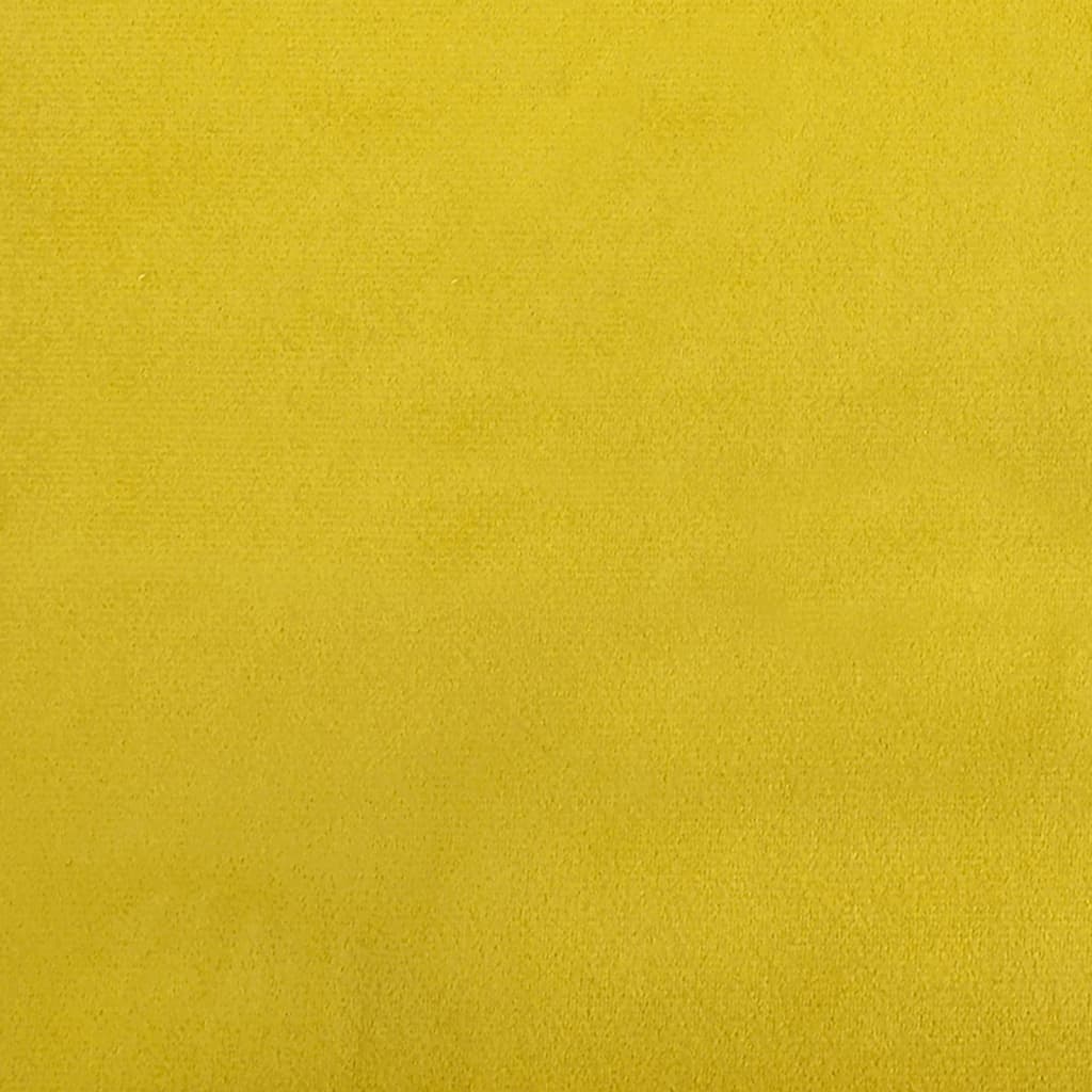 Poltrona 60 cm veludo amarelo - Image 7