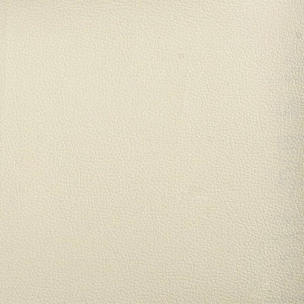 Sofá de 2 lugares 120 cm couro artificial cor creme - Image 6