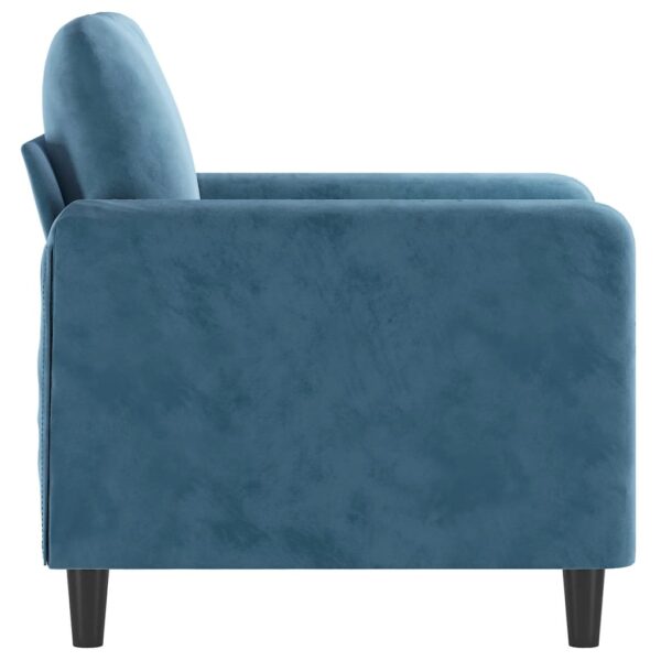 Poltrona 60 cm veludo azul - Image 3