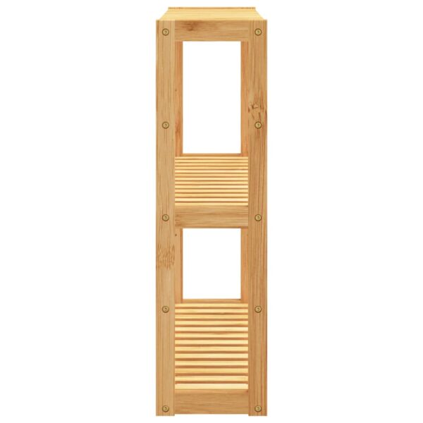 Unidade de 3 prateleiras de parede p/ WC 60x15x54 cm bambu - Image 3