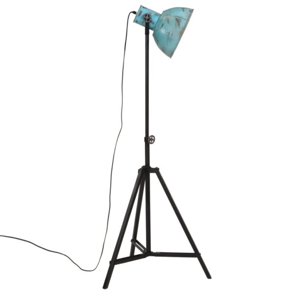 Candeeiro de pé 25 W 61x61x90/150 cm E27 azul desgastado - Image 4
