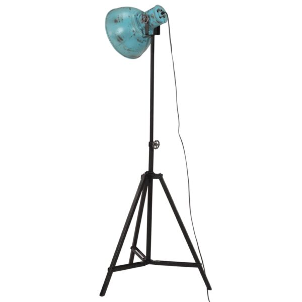 Candeeiro de pé 25 W 61x61x90/150 cm E27 azul desgastado - Image 5
