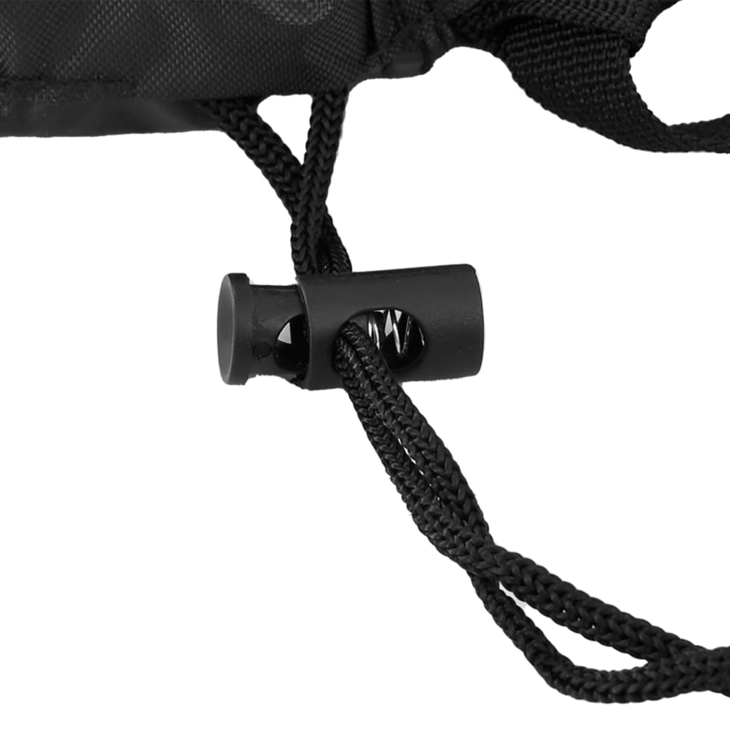 Capa para sofá em L 215x215x80 cm 420D oxford preto - Image 10