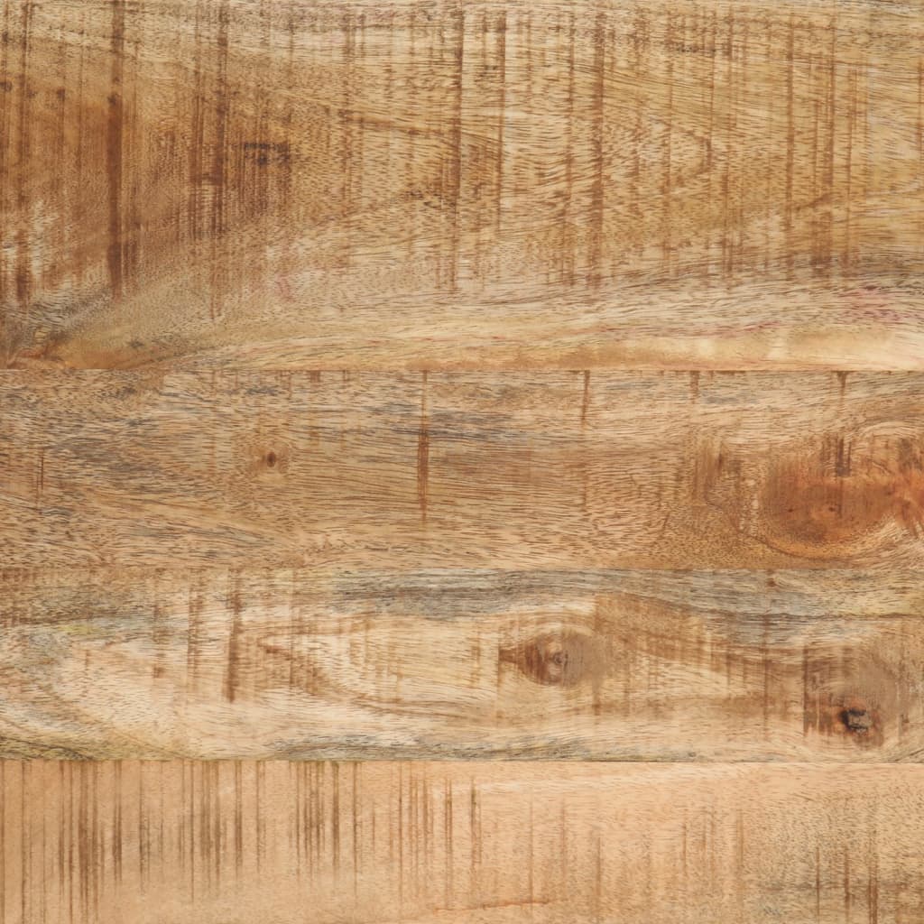 Mesas de centro de encastrar 3pcs mangueira maciça áspera/ferro - Image 8