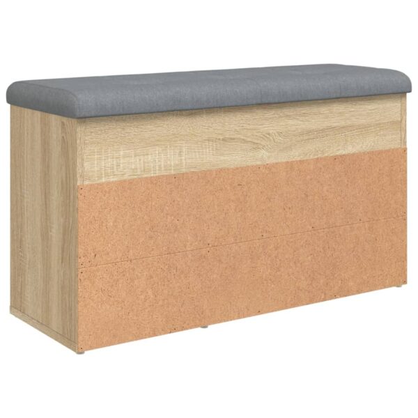 Banco sapateira 82x32x45,5 cm derivados madeira carvalho sonoma - Image 7