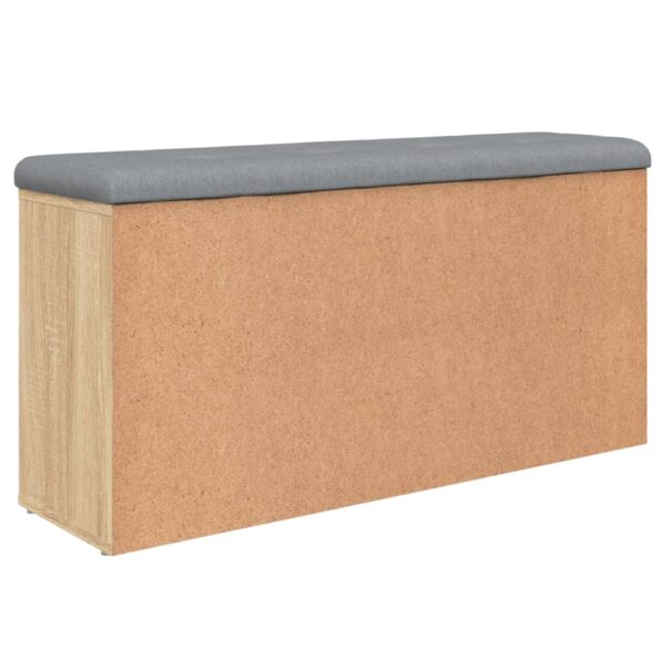 Banco sapateira 102x32x50 cm derivados madeira carvalho sonoma - Image 6