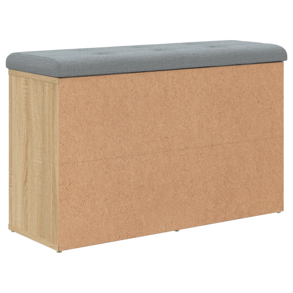 Banco sapateira 82x32x50 cm derivados madeira carvalho sonoma - Image 6
