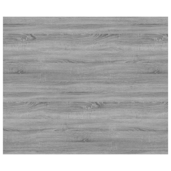 Prateleiras de parede 4pcs derivados de madeira cinzento sonoma - Image 5