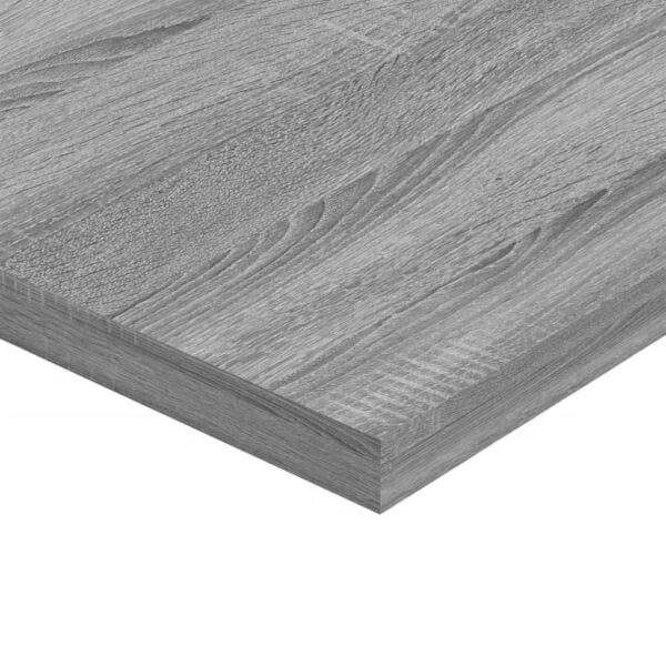 Prateleiras de parede 4pcs derivados de madeira cinzento sonoma - Image 6
