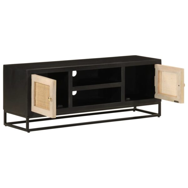 Móvel de TV 110x30x40 cm mangueira maciça e ferro preto - Image 2