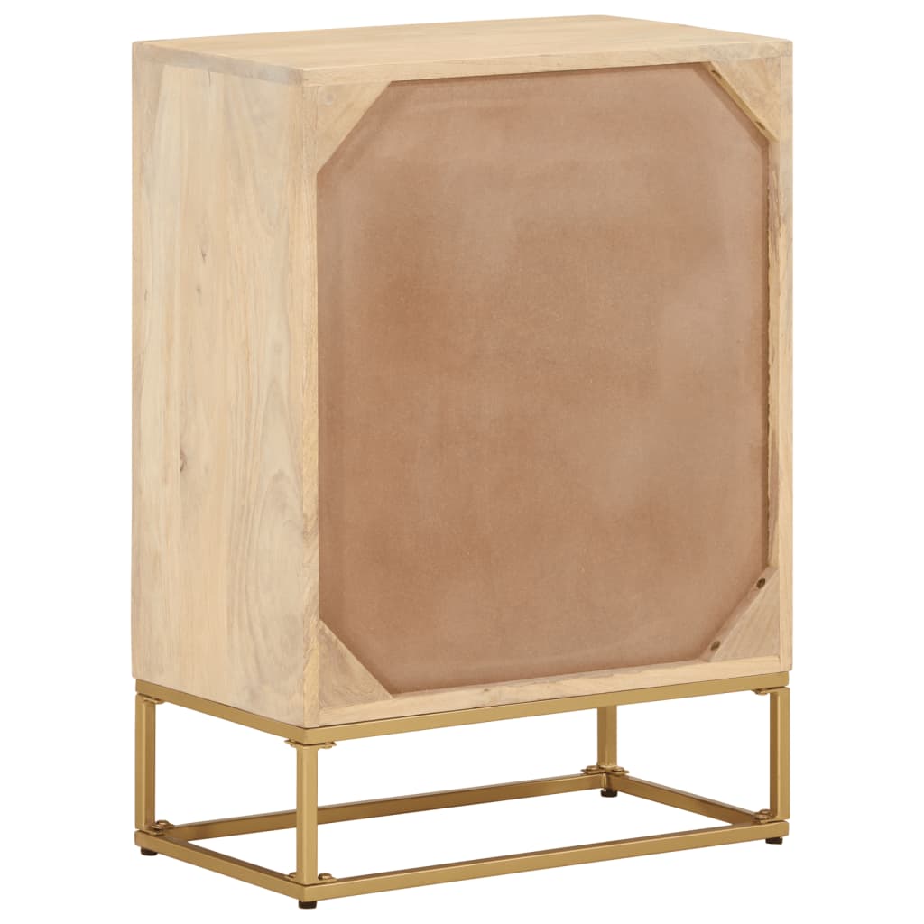 Cómoda 55x30x76 cm madeira de mangueira maciça e ferro - Image 5
