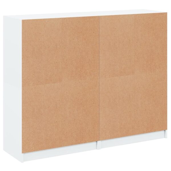 Estante c/ portas 136x37x109 cm derivados madeira branco - Image 8