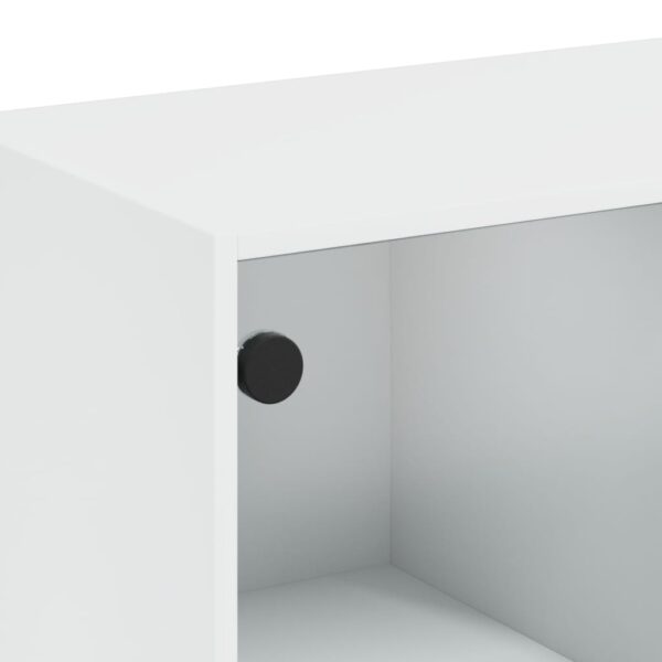 Estante c/ portas 136x37x109 cm derivados madeira branco - Image 9