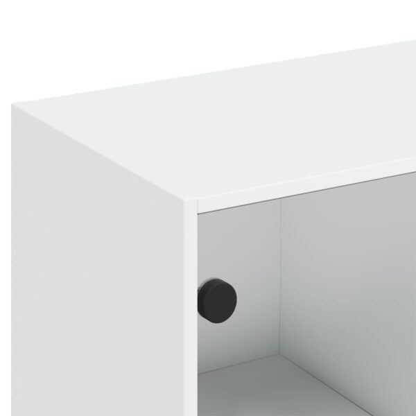 Estante c/ portas 136x37x142 cm derivados de madeira branco - Image 9