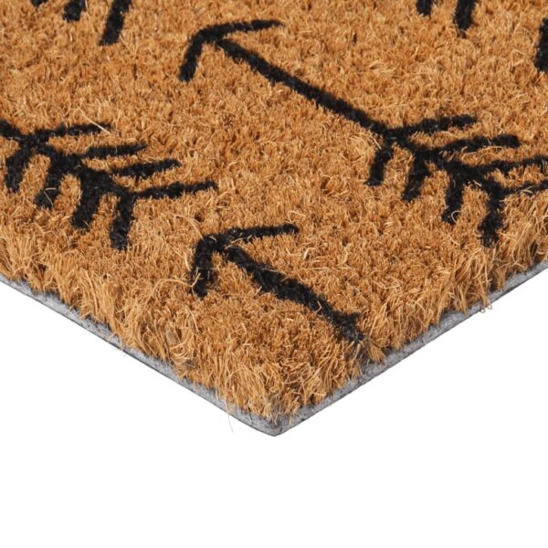 Tapete de porta 45x75 cm fibra de coco tufada natural - Image 3