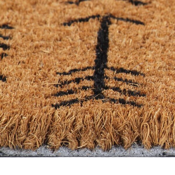Tapete de porta 45x75 cm fibra de coco tufada natural - Image 4