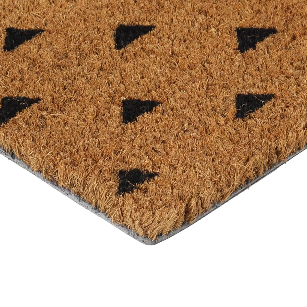 Tapete de porta 45x75 cm fibra de coco tufada natural - Image 3